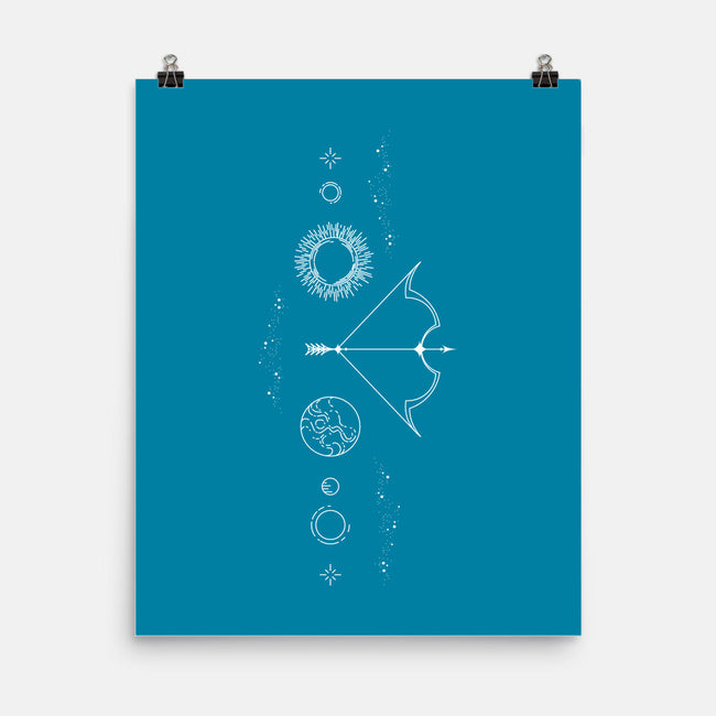 Sagittarius Doodle-None-Matte-Poster-MaxoArt