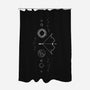 Sagittarius Doodle-None-Polyester-Shower Curtain-MaxoArt