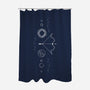 Sagittarius Doodle-None-Polyester-Shower Curtain-MaxoArt