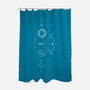 Sagittarius Doodle-None-Polyester-Shower Curtain-MaxoArt
