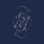 Pisces Doodle-Mens-Heavyweight-Tee-MaxoArt