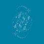 Pisces Doodle-Mens-Heavyweight-Tee-MaxoArt