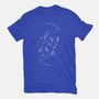 Pisces Doodle-Womens-Fitted-Tee-MaxoArt
