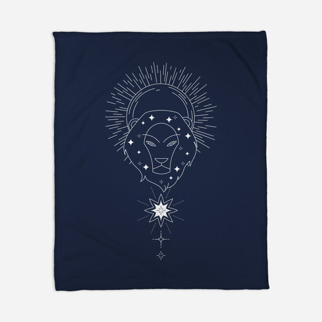 Leo Doodle-None-Fleece-Blanket-MaxoArt