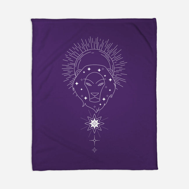 Leo Doodle-None-Fleece-Blanket-MaxoArt