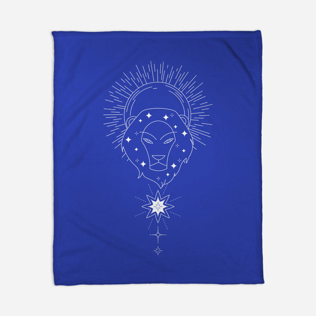 Leo Doodle-None-Fleece-Blanket-MaxoArt