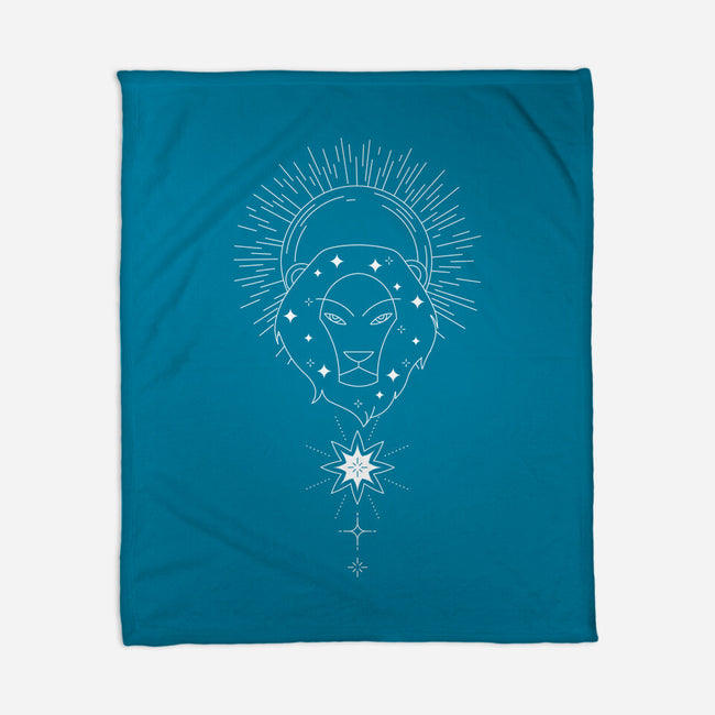 Leo Doodle-None-Fleece-Blanket-MaxoArt