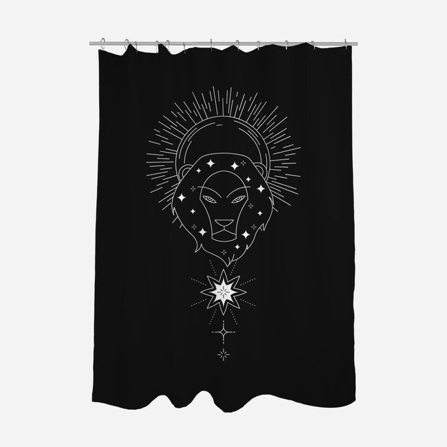 Leo Doodle-None-Polyester-Shower Curtain-MaxoArt