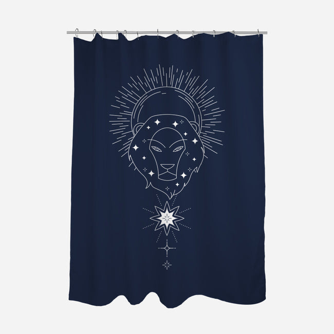 Leo Doodle-None-Polyester-Shower Curtain-MaxoArt