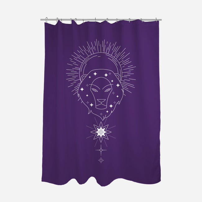 Leo Doodle-None-Polyester-Shower Curtain-MaxoArt