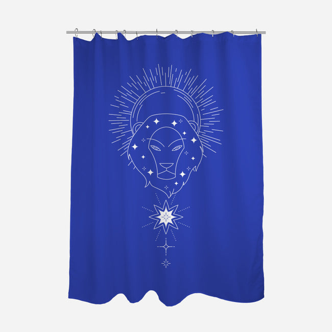 Leo Doodle-None-Polyester-Shower Curtain-MaxoArt