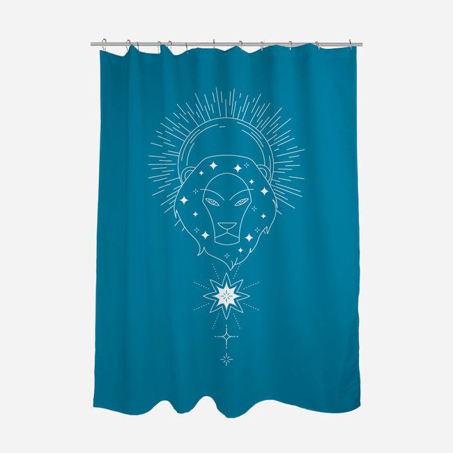 Leo Doodle-None-Polyester-Shower Curtain-MaxoArt