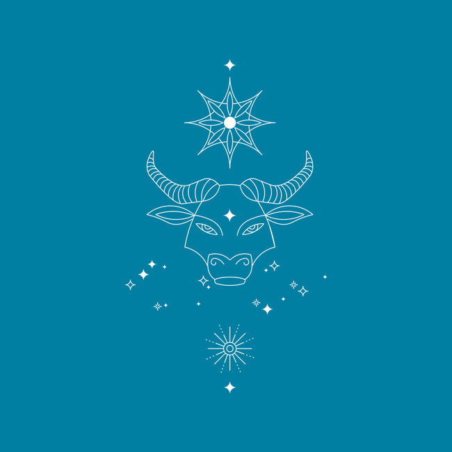 Taurus Doodle-None-Fleece-Blanket-MaxoArt