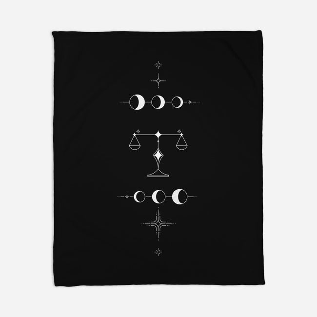 Libra Doodle-None-Fleece-Blanket-MaxoArt