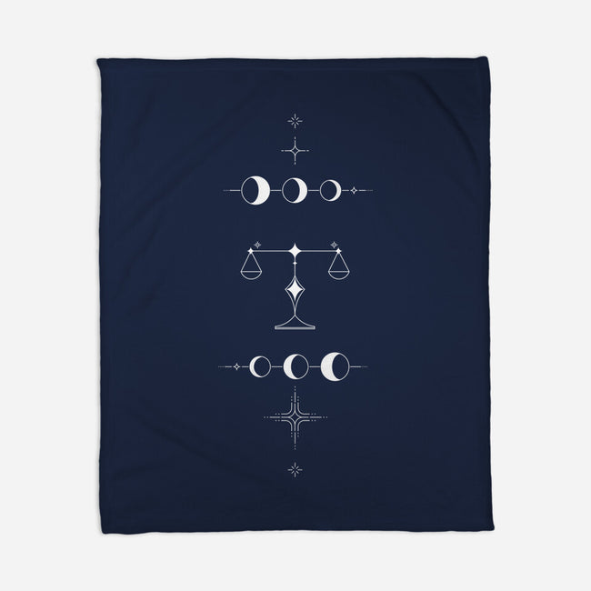 Libra Doodle-None-Fleece-Blanket-MaxoArt