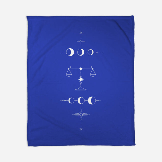 Libra Doodle-None-Fleece-Blanket-MaxoArt