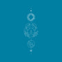 Cancer Doodle-None-Polyester-Shower Curtain-MaxoArt