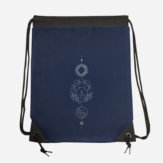 Cancer Doodle-None-Drawstring-Bag-MaxoArt