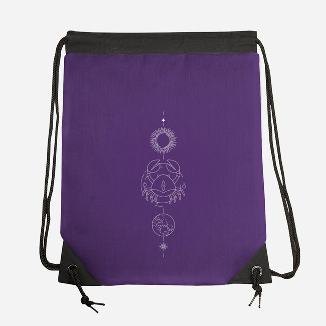 Cancer Doodle-None-Drawstring-Bag-MaxoArt