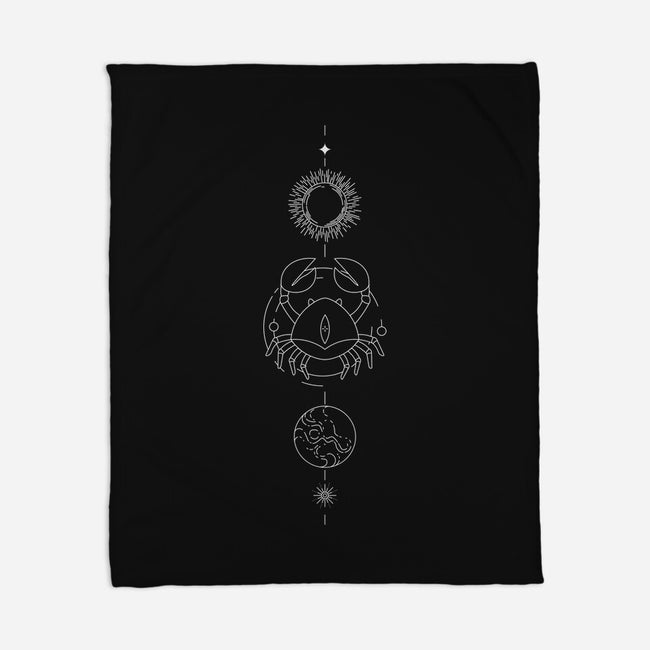 Cancer Doodle-None-Fleece-Blanket-MaxoArt