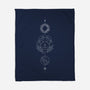 Cancer Doodle-None-Fleece-Blanket-MaxoArt