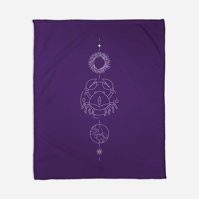 Cancer Doodle-None-Fleece-Blanket-MaxoArt