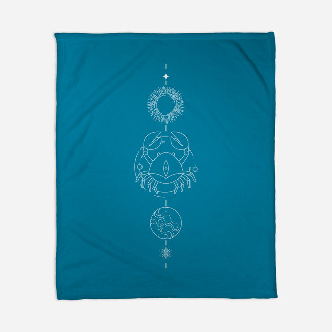 Cancer Doodle-None-Fleece-Blanket-MaxoArt