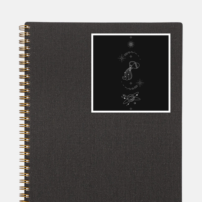 Aquarius Doodle-None-Glossy-Sticker-MaxoArt