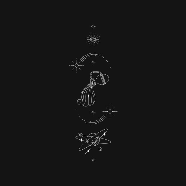 Aquarius Doodle-Mens-Premium-Tee-MaxoArt