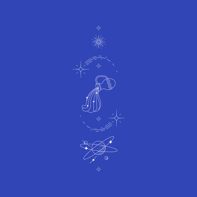 Aquarius Doodle-None-Removable Cover w Insert-Throw Pillow-MaxoArt