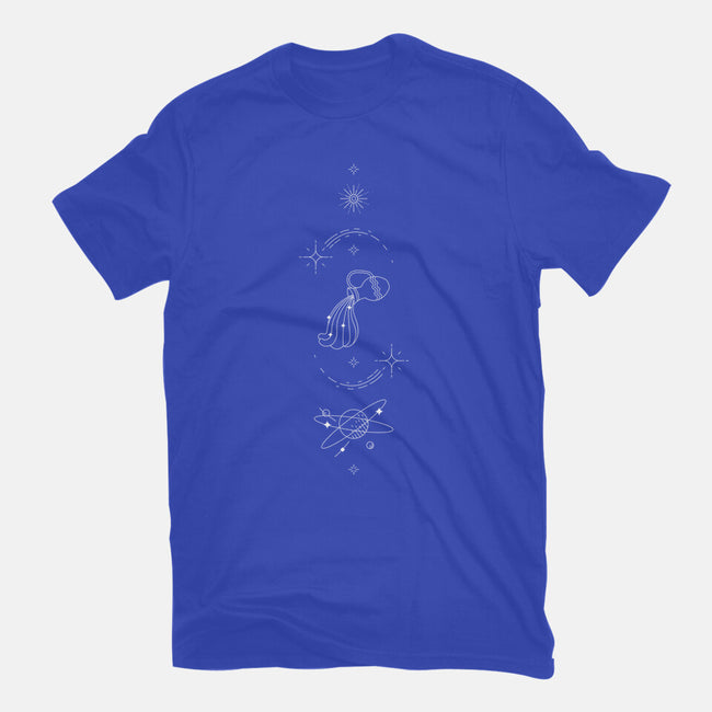 Aquarius Doodle-Mens-Basic-Tee-MaxoArt