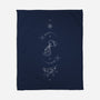 Aquarius Doodle-None-Fleece-Blanket-MaxoArt
