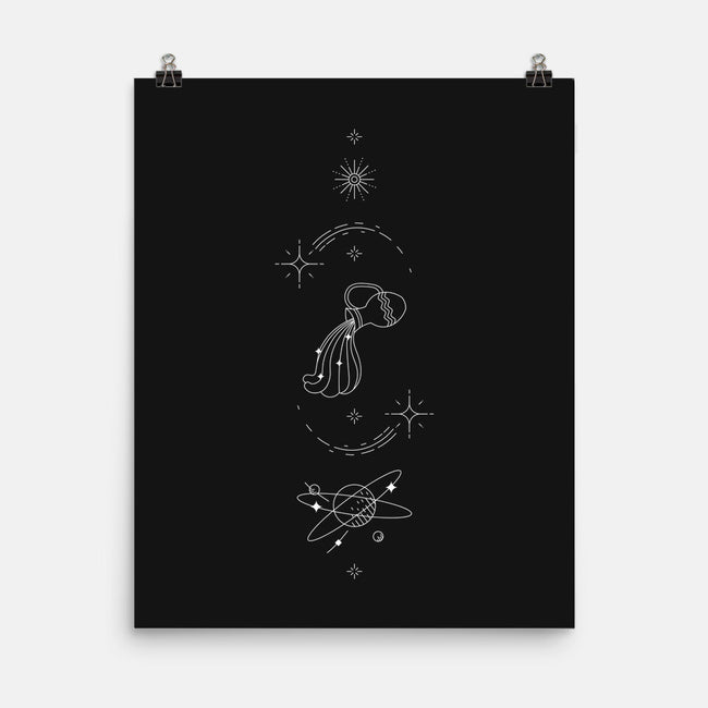 Aquarius Doodle-None-Matte-Poster-MaxoArt