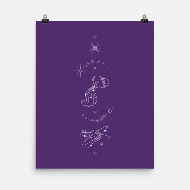 Aquarius Doodle-None-Matte-Poster-MaxoArt