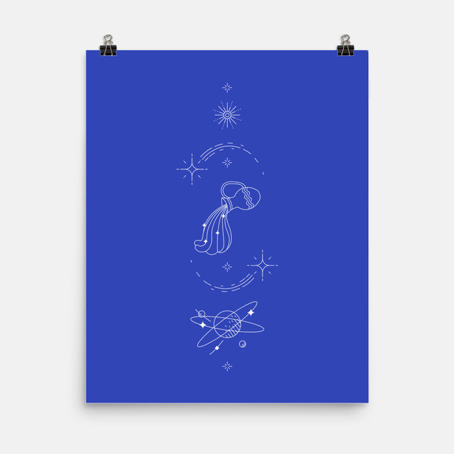 Aquarius Doodle-None-Matte-Poster-MaxoArt