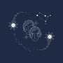 Gemini Doodle-None-Fleece-Blanket-MaxoArt