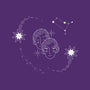 Gemini Doodle-None-Fleece-Blanket-MaxoArt