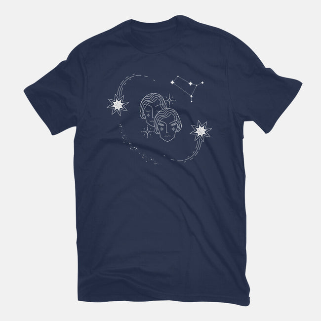 Gemini Doodle-Mens-Heavyweight-Tee-MaxoArt
