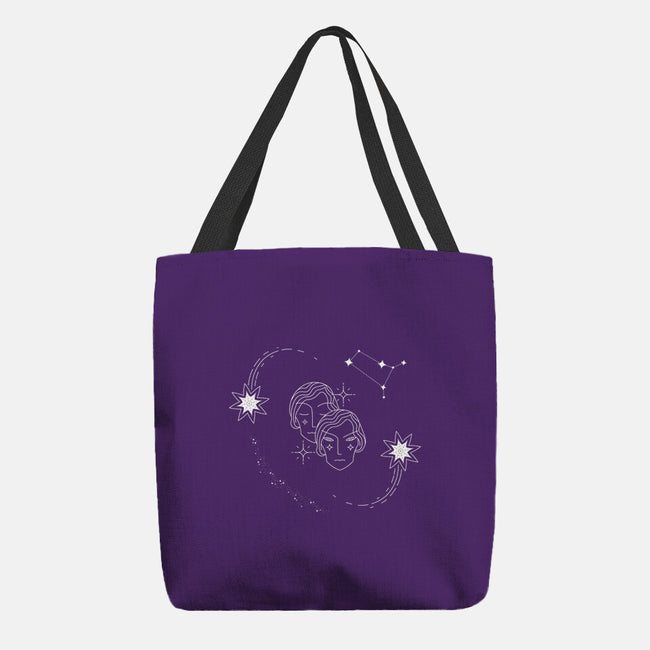 Gemini Doodle-None-Basic Tote-Bag-MaxoArt