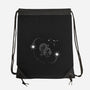Gemini Doodle-None-Drawstring-Bag-MaxoArt