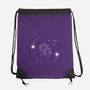 Gemini Doodle-None-Drawstring-Bag-MaxoArt
