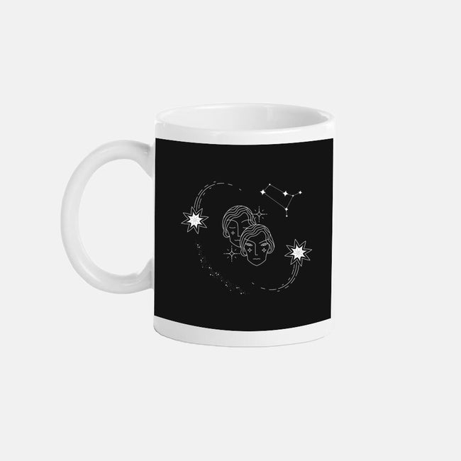 Gemini Doodle-None-Mug-Drinkware-MaxoArt