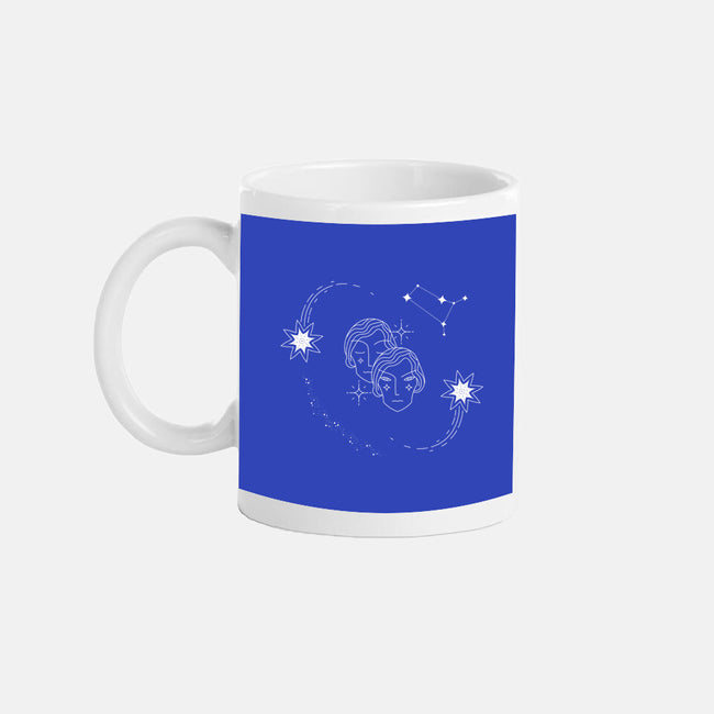Gemini Doodle-None-Mug-Drinkware-MaxoArt