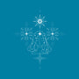 Virgo Doodle-None-Polyester-Shower Curtain-MaxoArt