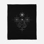 Virgo Doodle-None-Fleece-Blanket-MaxoArt
