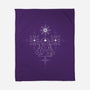 Virgo Doodle-None-Fleece-Blanket-MaxoArt