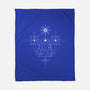 Virgo Doodle-None-Fleece-Blanket-MaxoArt
