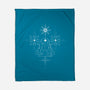 Virgo Doodle-None-Fleece-Blanket-MaxoArt