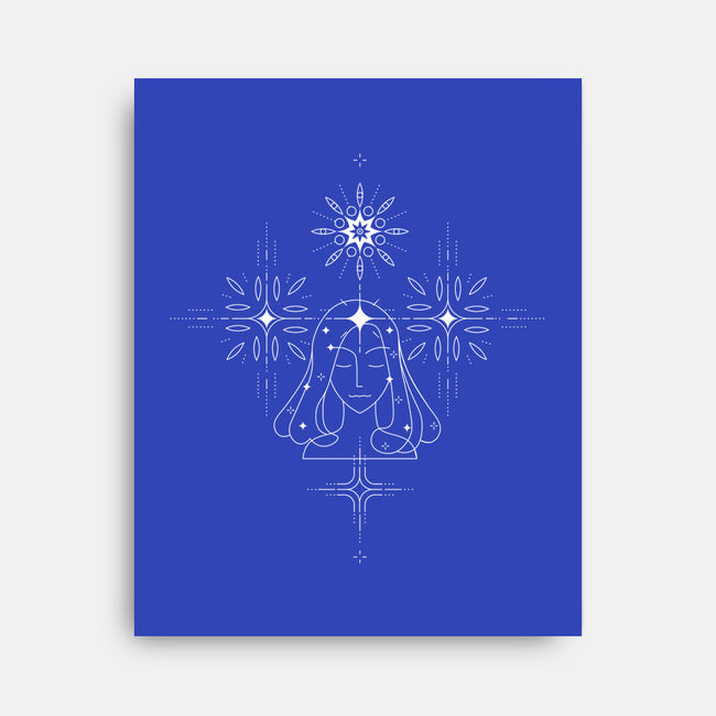 Virgo Doodle-None-Stretched-Canvas-MaxoArt