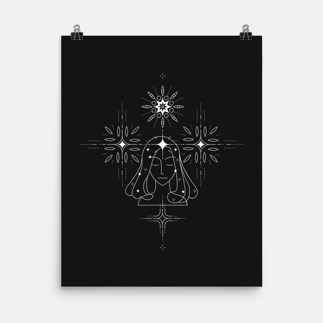 Virgo Doodle-None-Matte-Poster-MaxoArt